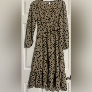 SHEIN dalmatian print dress